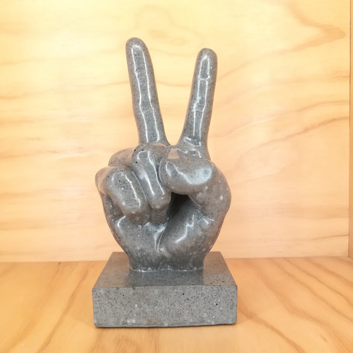 Design Space - Victory Hand In Cement 01