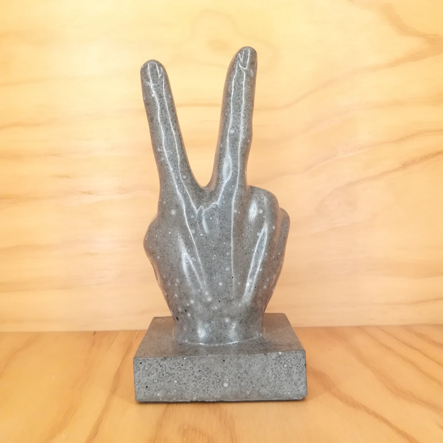 Design Space - Victory Hand In Cement 01