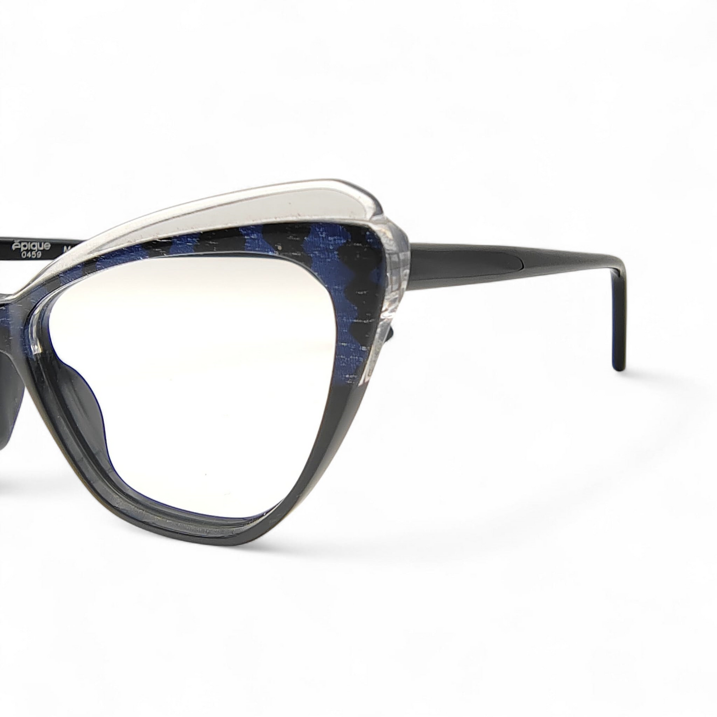Epique CAMILLA 04 — occhiali da sole acetato Nero/Cristal/Seta Blu