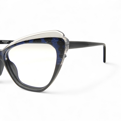 Epique CAMILLA 04 — occhiali da sole acetato Nero/Cristal/Seta Blu