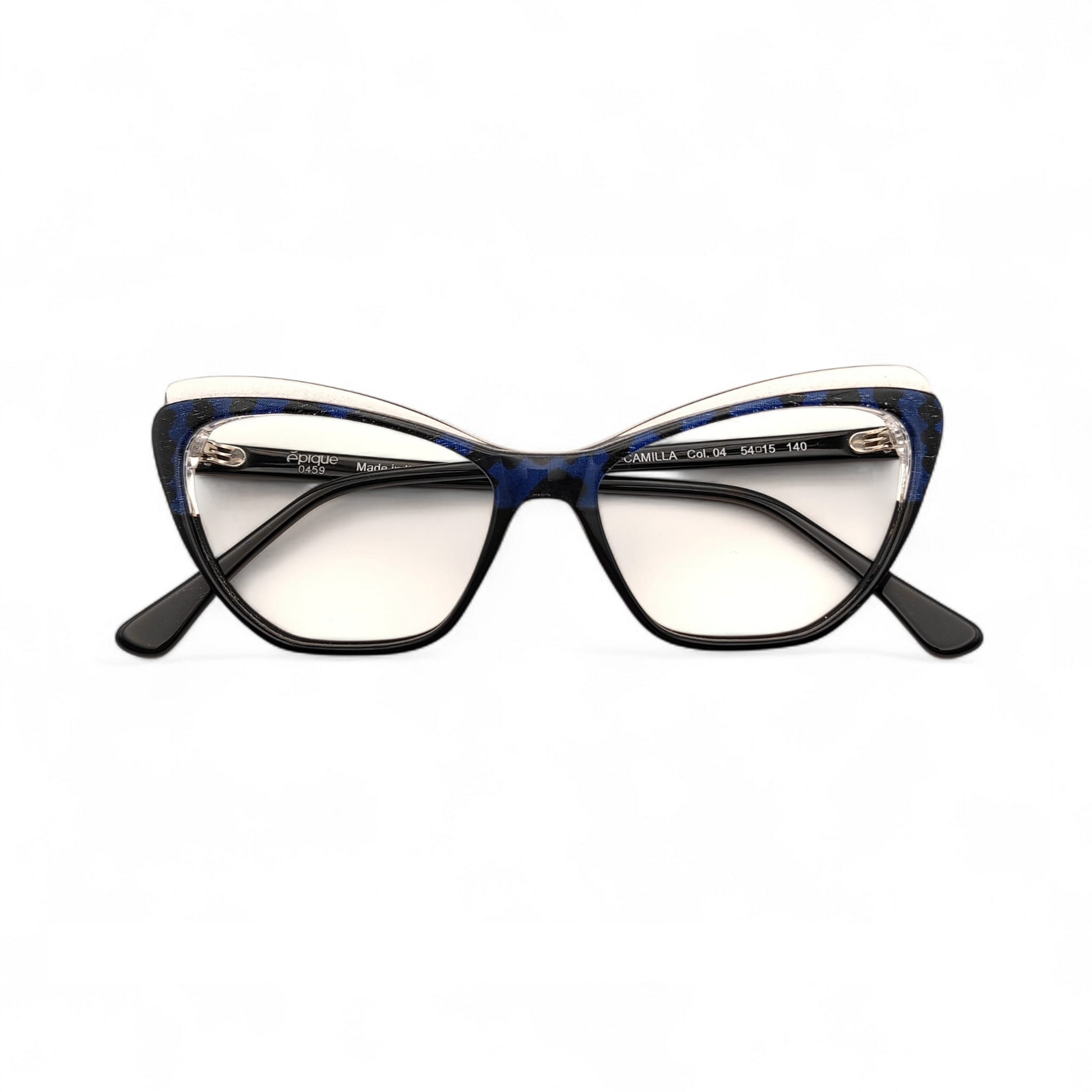 Epique CAMILLA 04 — occhiali da sole acetato Nero/Cristal/Seta Blu